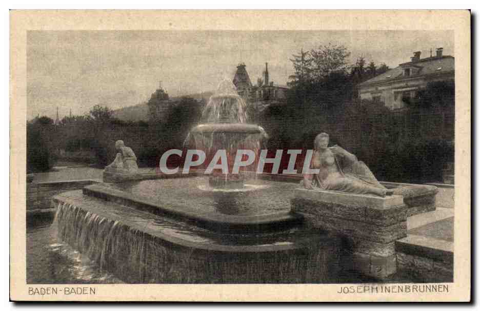 CPA Baden Baden Josephinenbrunnen