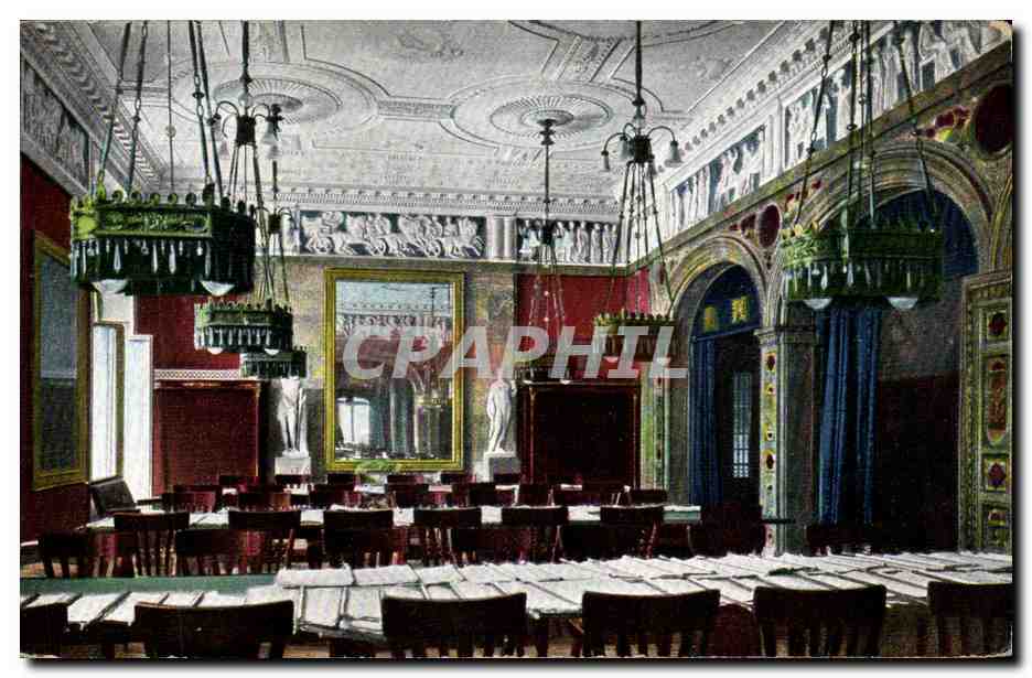 CPA Wiesbaden Neues Kurhaus Grosser Lesesaal
