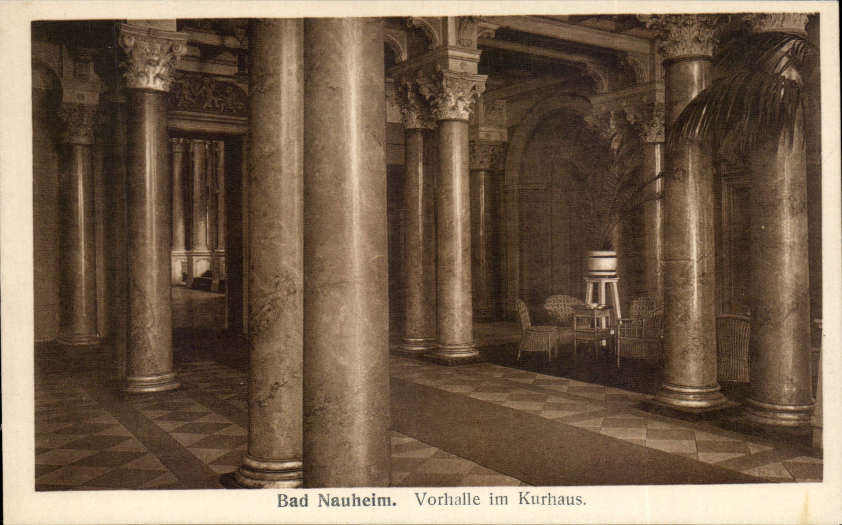 CPA Bad Nauheim Vorhalle im Kurhaus