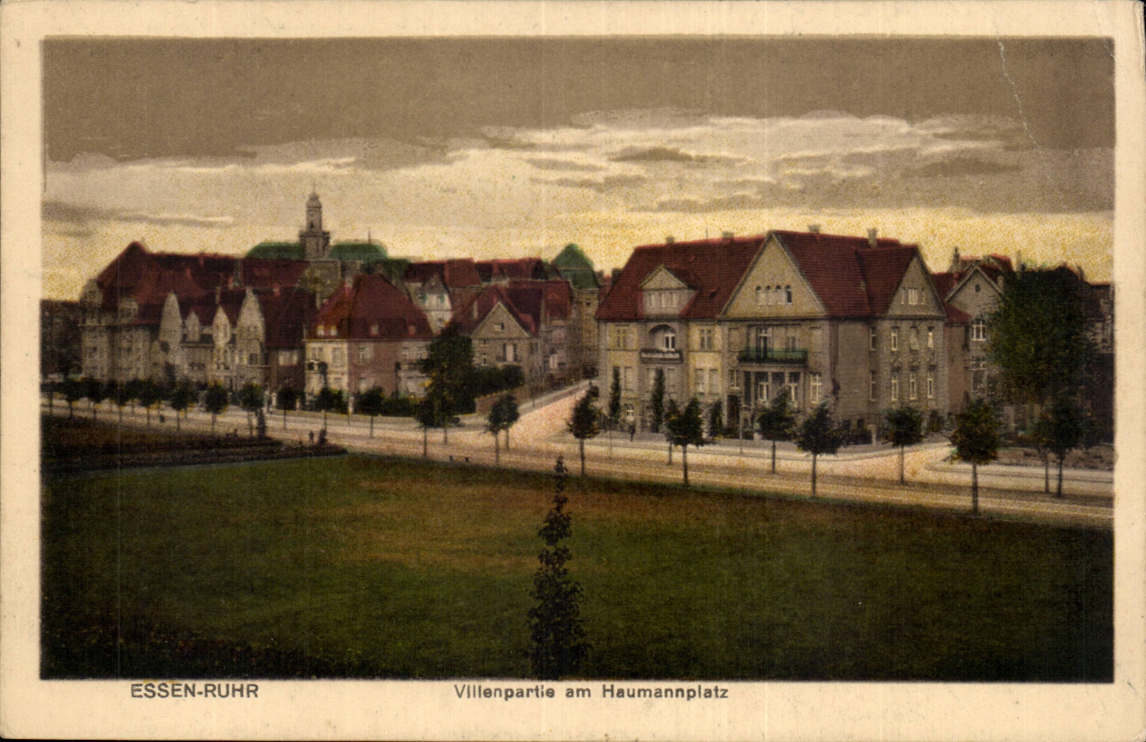CPA Essen Duhr Villenpartie am Haumannplatz