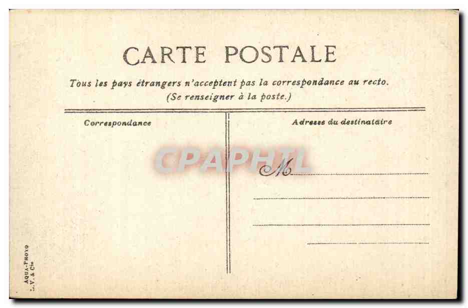 Pau - Le Chateau - Le Lit et le Berceau d'Henri IV - CPA  — Verso