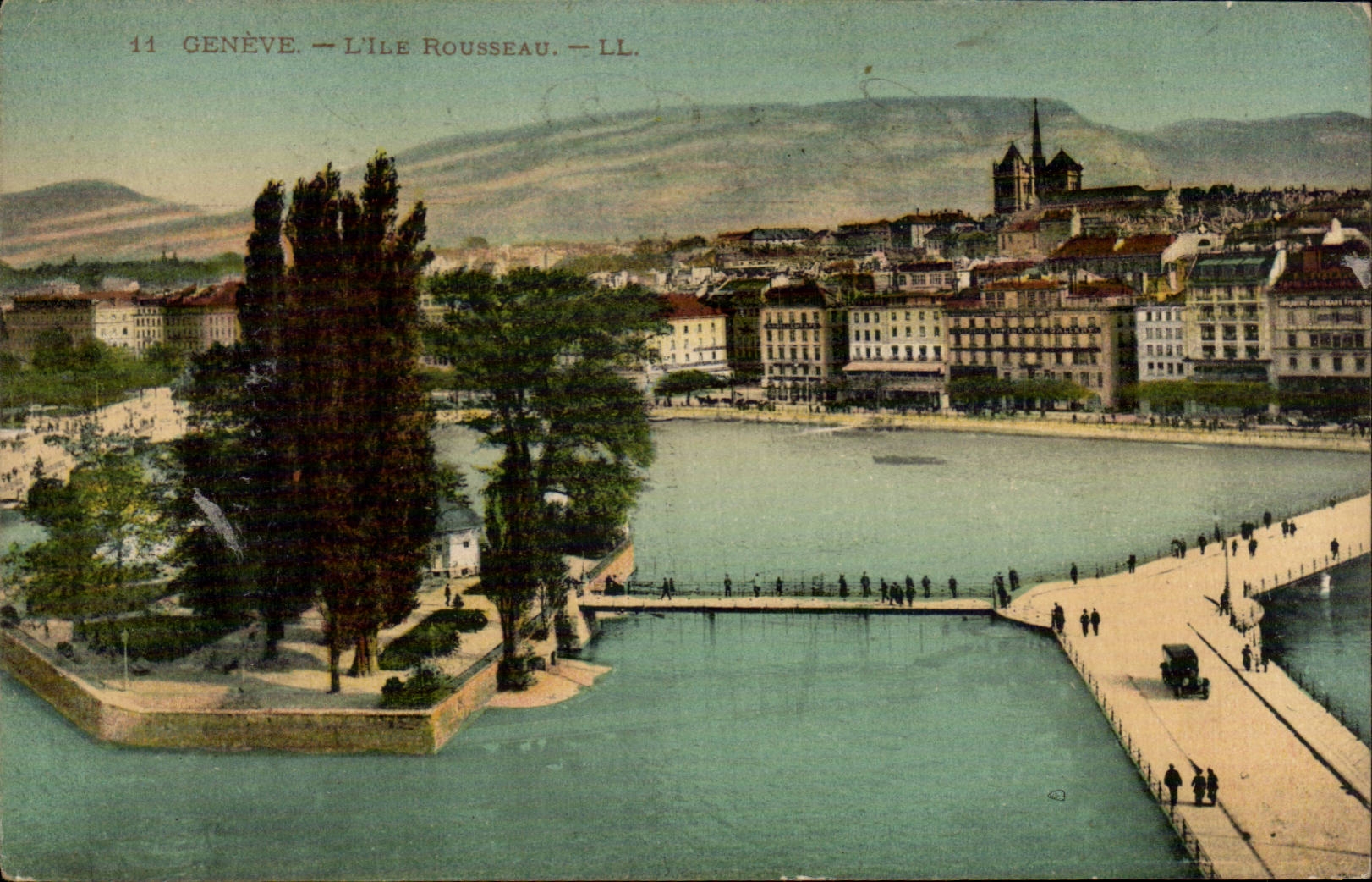 Suisse - Schweiz - Geneve - Geneva - L'Ile Rousseau - CPA 