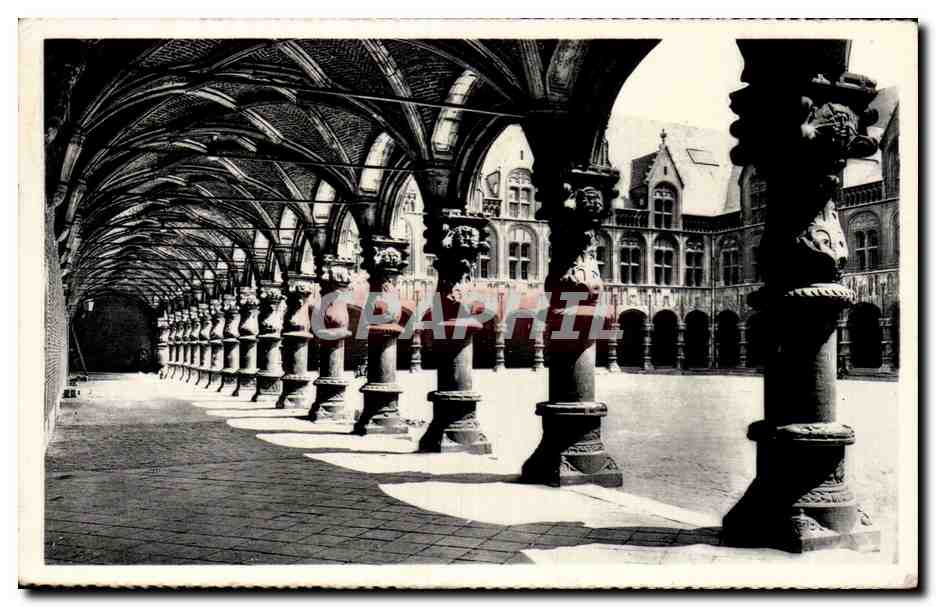 Liège - Première Cour du Palais — photolithographie
