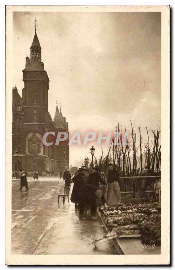 Paris - 1 - Marche aux Fleurs - Quai de l'Horloge - Yvon - CPA - 