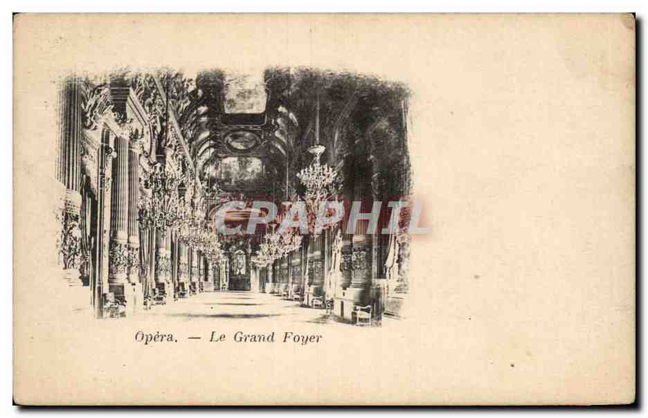 Paris - 9 - Opera - Le Grand Foyer - CPA - 