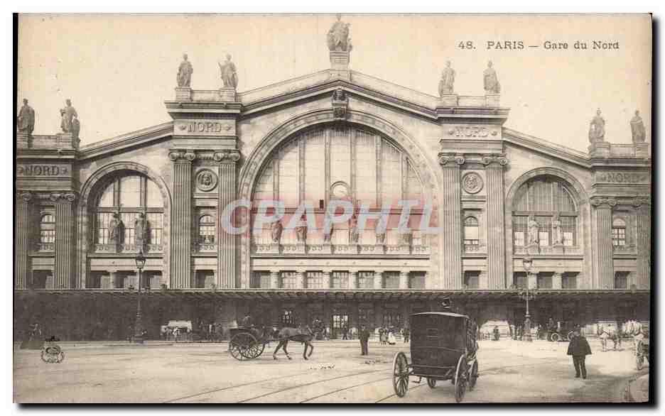 Paris - 12 - Gare du Nord - CPA - 