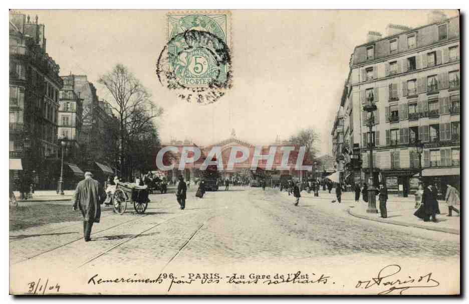 Paris - 10 - Gare de l'Est - CPA - 