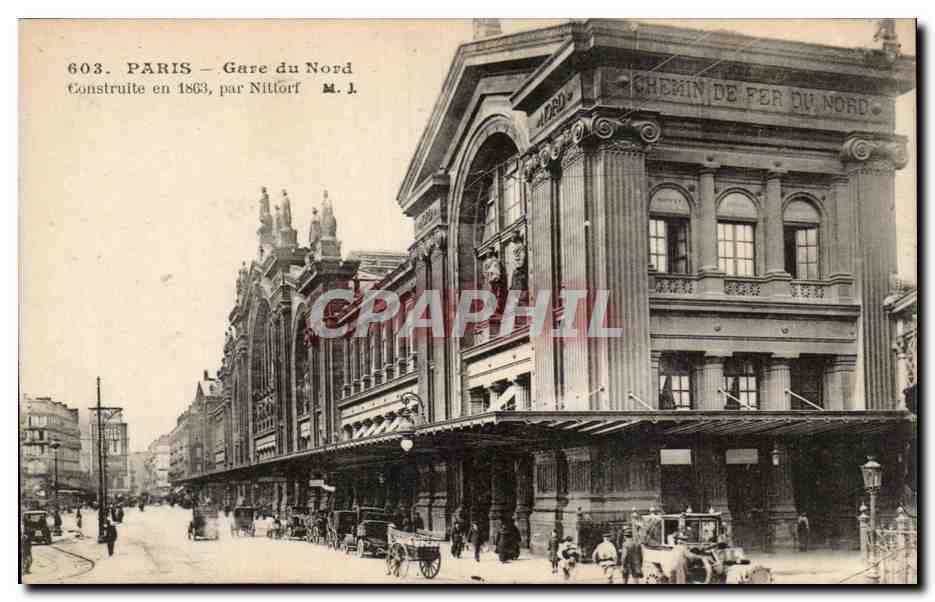 Paris - 12 - Gare du Nord - CPA - 
