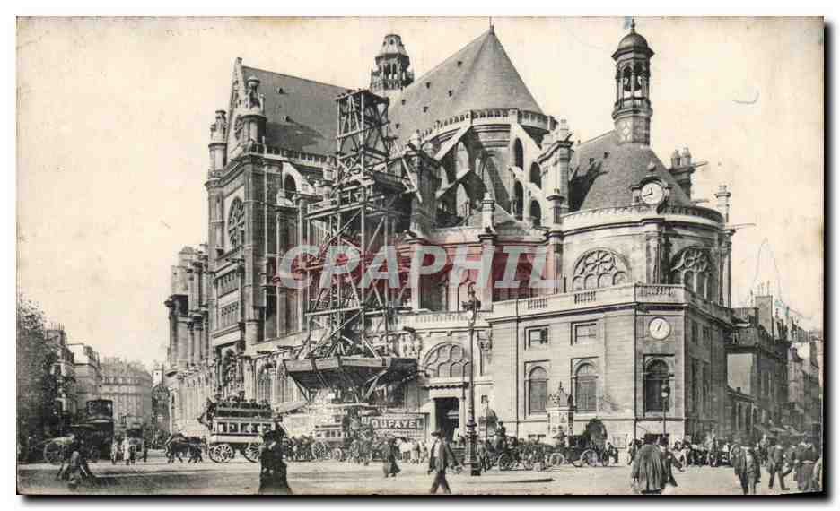 Paris - Eglise Saint Eustache - CPA 
