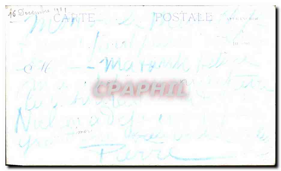 Paris - Eglise Saint Eustache - CPA  — Verso