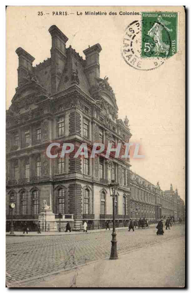Paris - 1 - Ministere des Colonies - CPA 