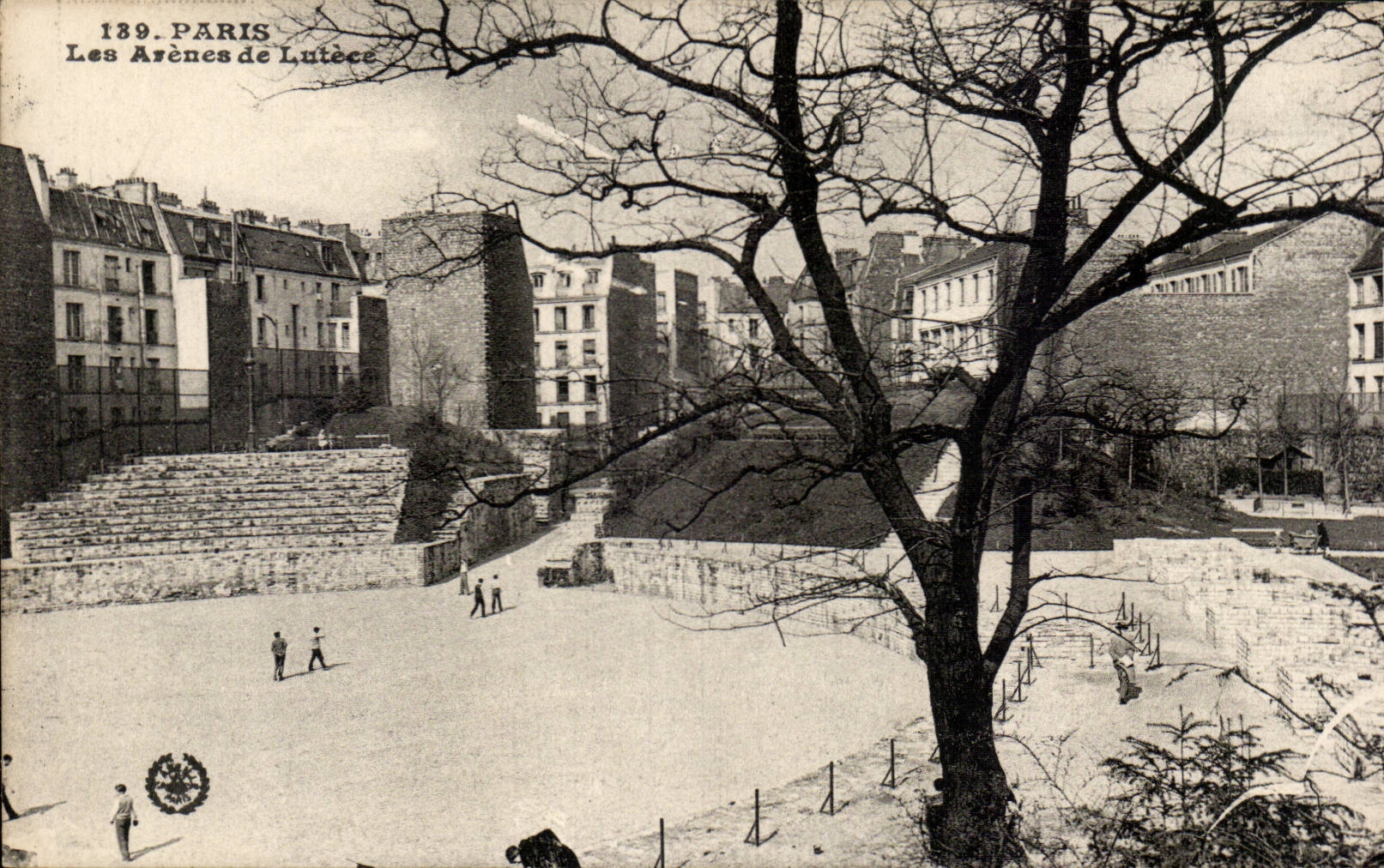 Paris - 5 - Arenes de Lutece CPA 