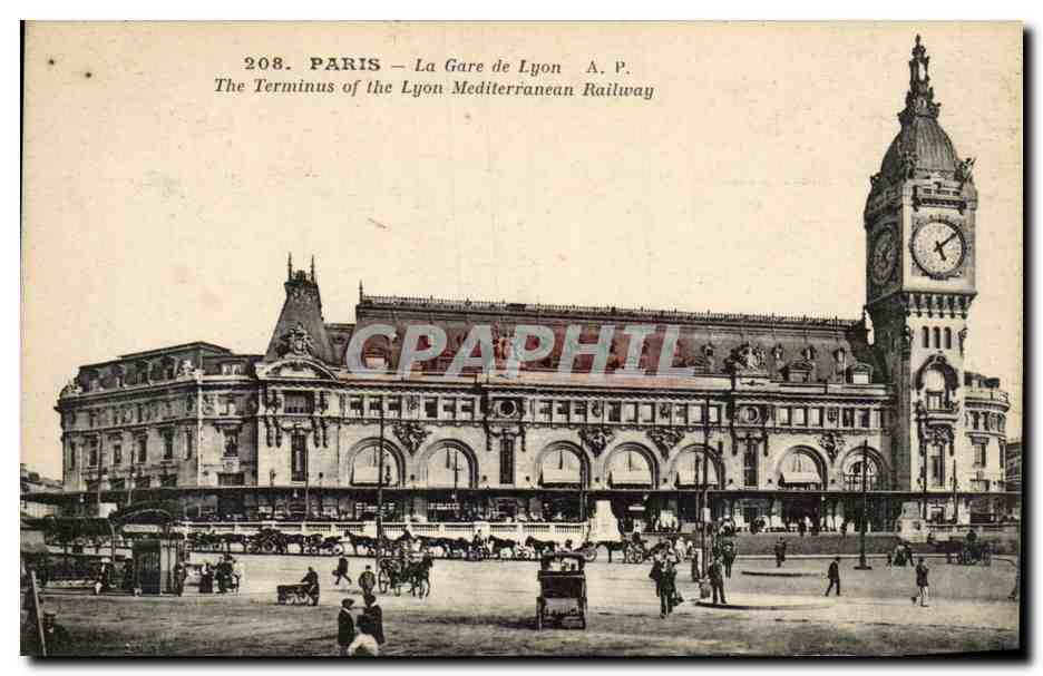 Paris - 12 - Gare de Lyon - CPA 