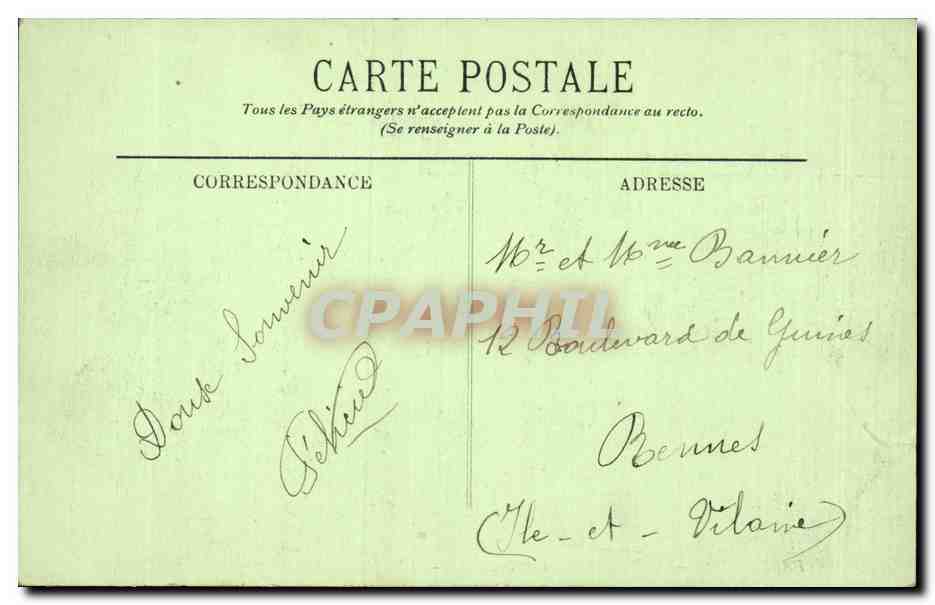 Paris - 16 - Le Trocadero CPA  — Rückseite