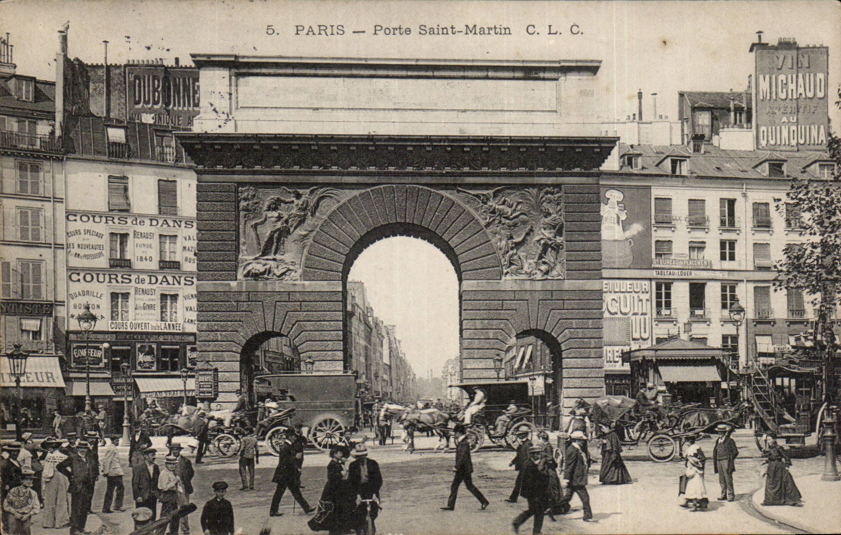 Paris - 10 - Porte Saint Martin - CPA 