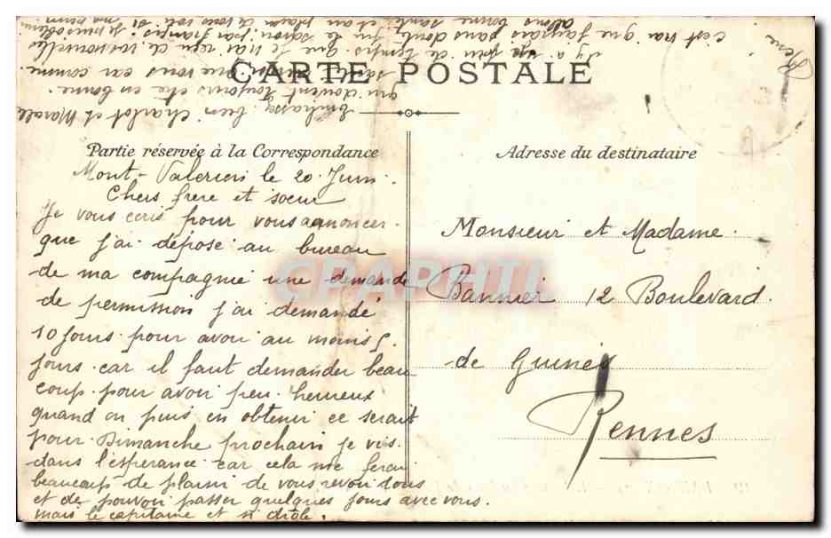 Paris (16. Jahrhundert) — Avenue du Bois de Boulogne — D. L. — Rückseite