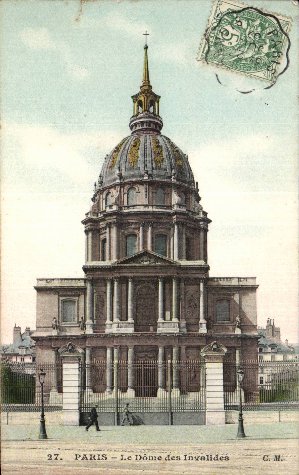 Paris - 7 - Le Dome des Invalides - CPA 