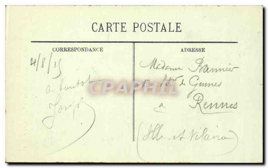 Paris - 4 - Notre Dame - CPA  — Verso