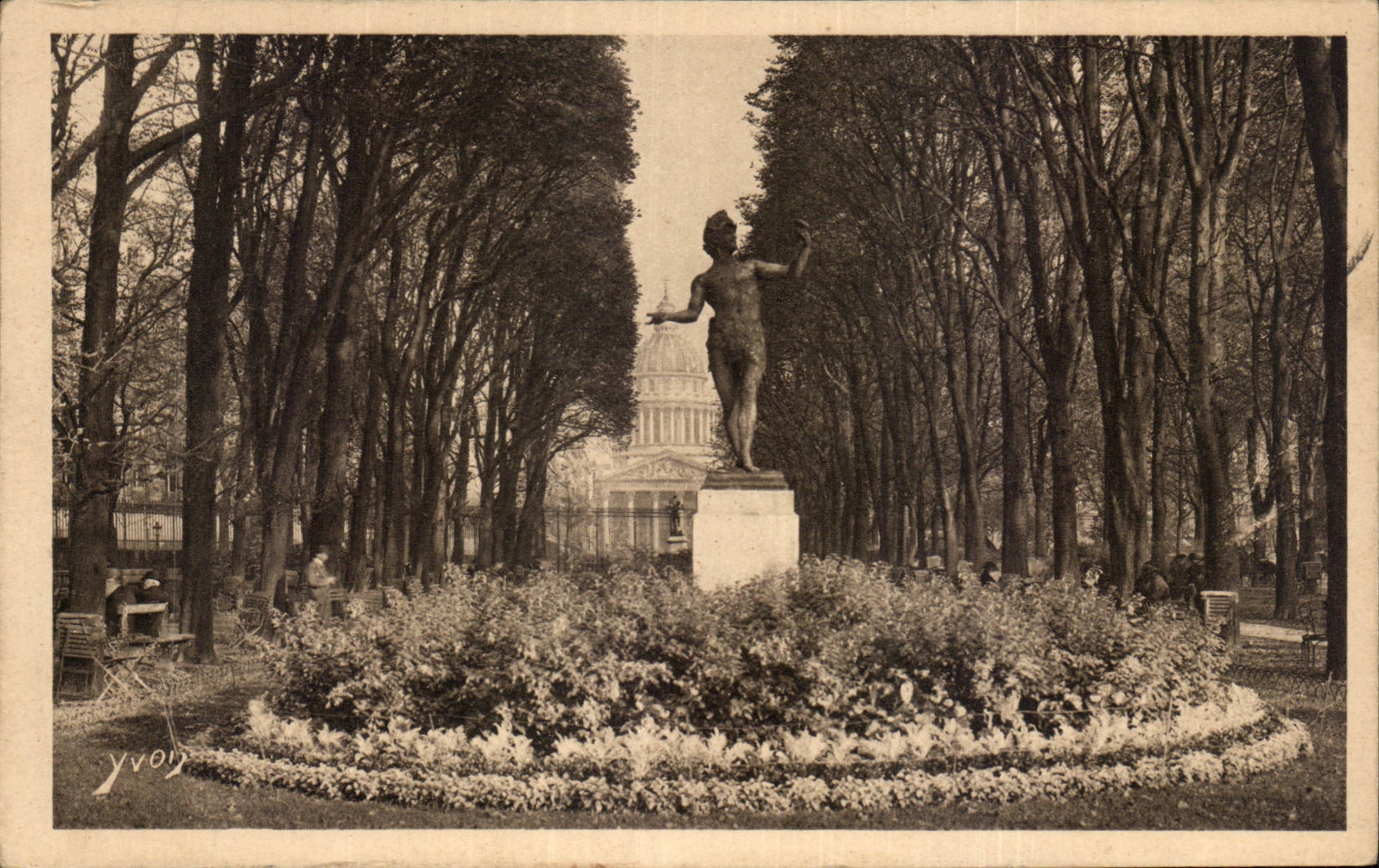 Paris - 6 - Jardin du Luxembourg - Les Jardins - Yvon - CPA 