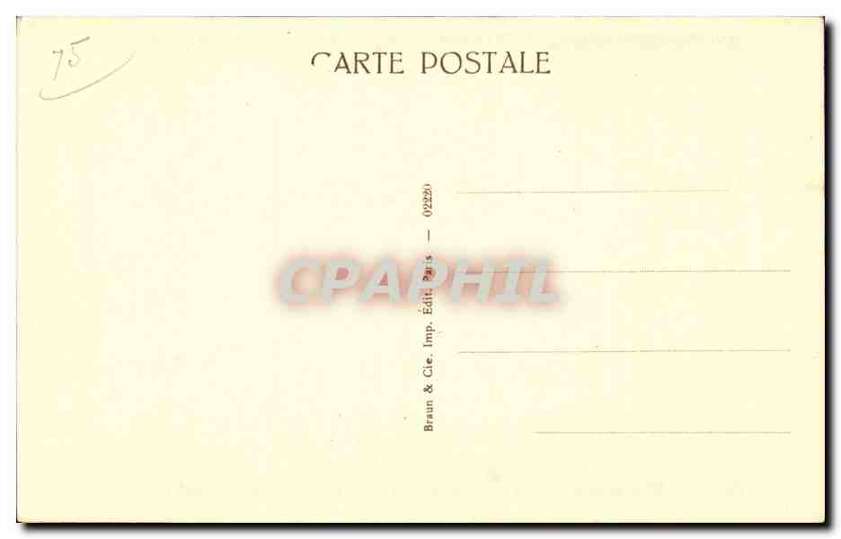 Paris - 5 - Musee de Cluny - Tapisserie de St Pierre de Beauvais - tapestry - CPA  — Verso