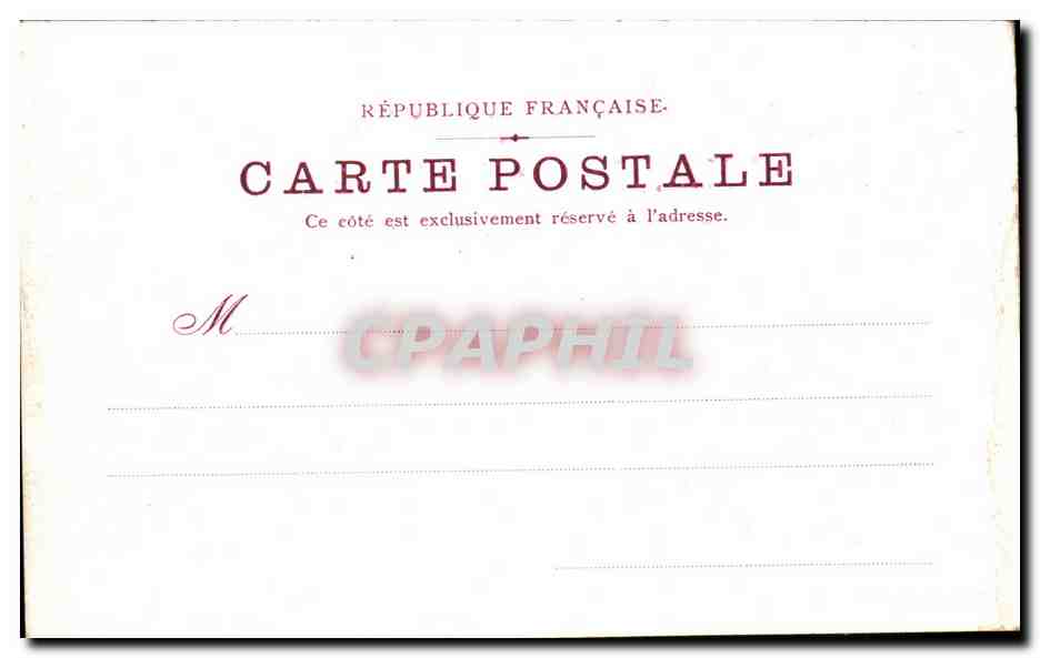 Paris - 6 - Le Luxembourg - lion - CPA  — Rückseite