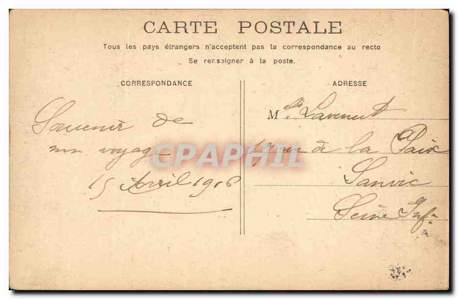 Paris - 6 - Jardin du Luxembourg - CPA  — Rückseite