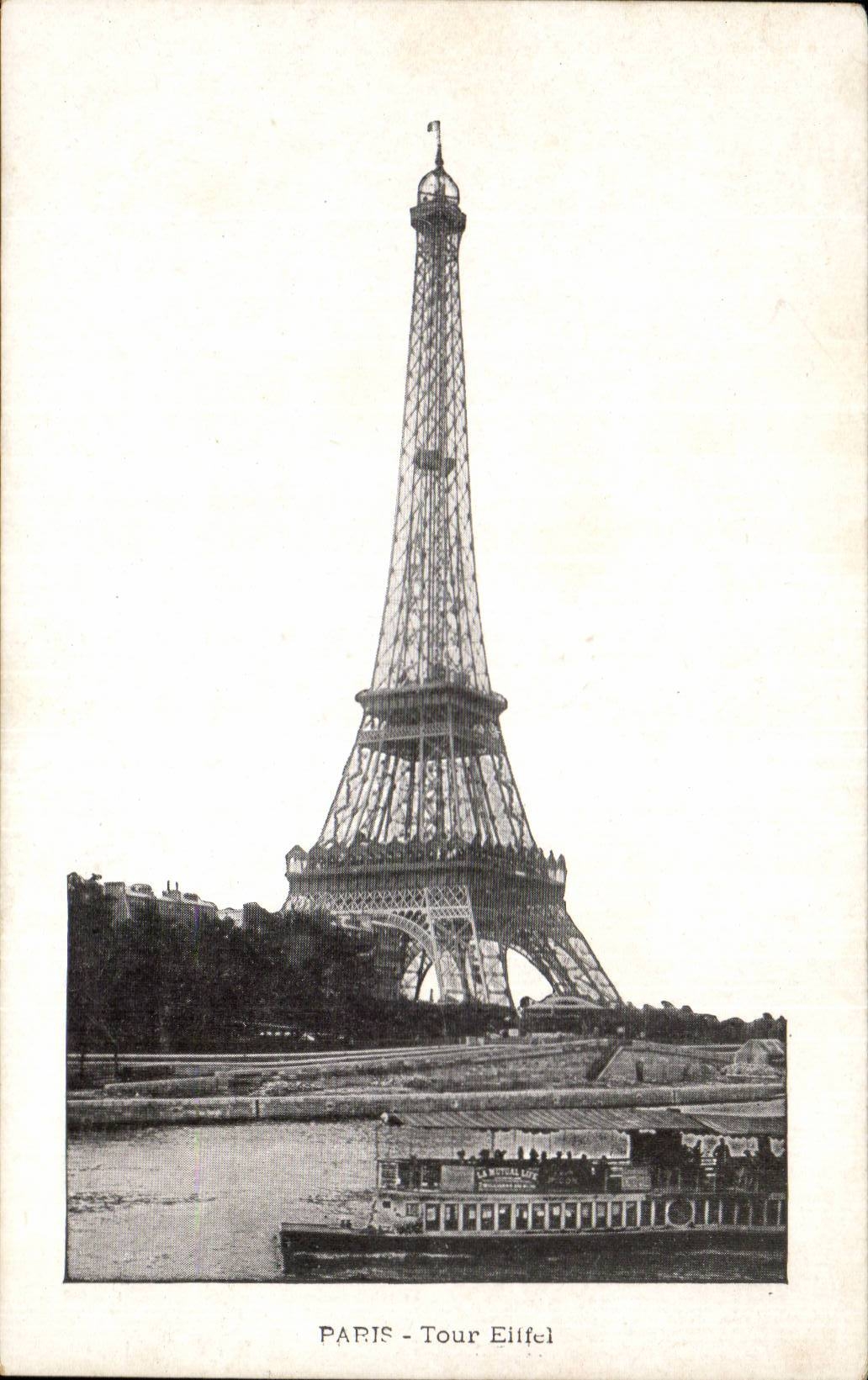 Paris - 7 - Tour Eiffel - Eiffel Tower - CPA 