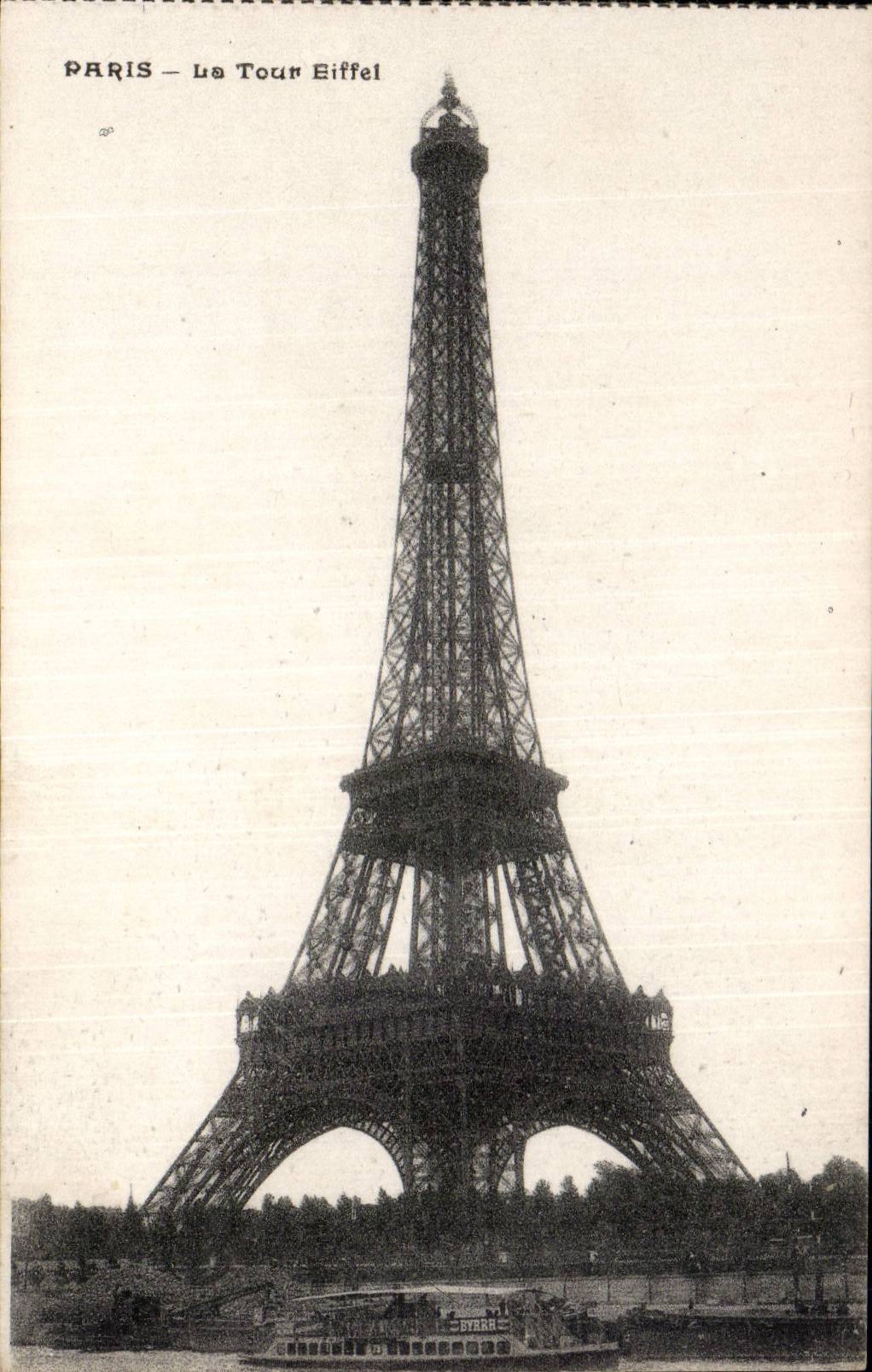 Paris - 7 - Tour Eiffel - Eiffel Tower - CPA 