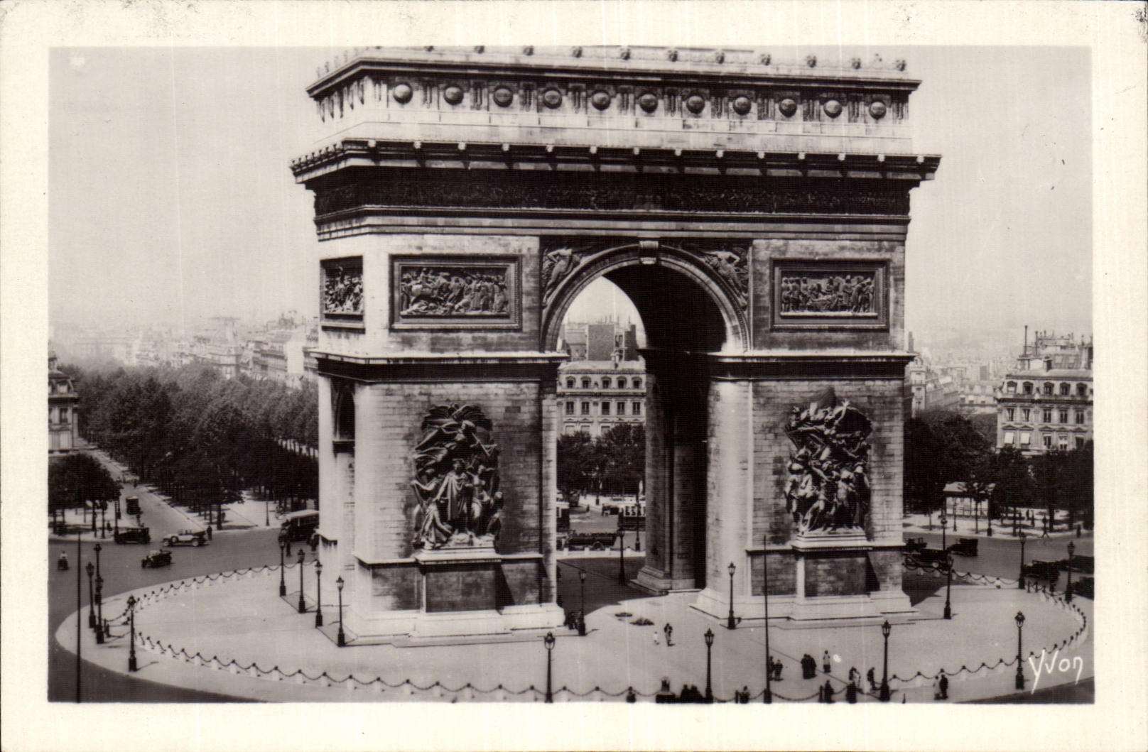 Paris - 8 - Arc de Triomphe l'Etoile - CPA 