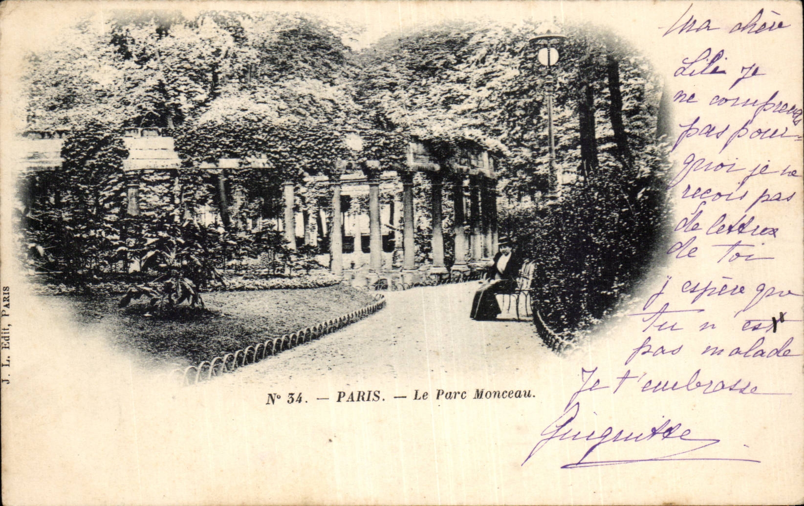 Paris - 8 - Le Parc Monceau - CPA 