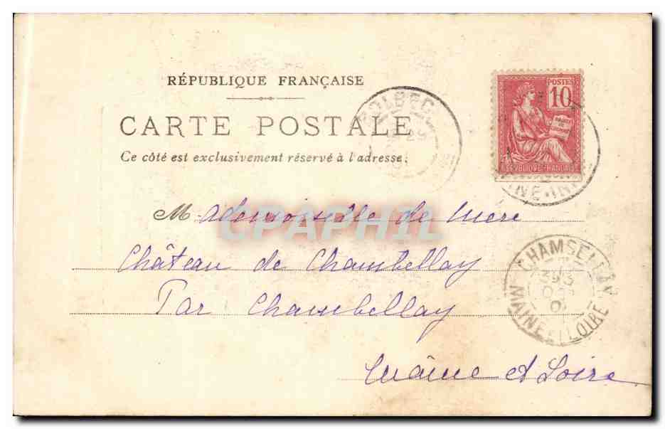 Paris - 8 - Le Parc Monceau - CPA  — Verso