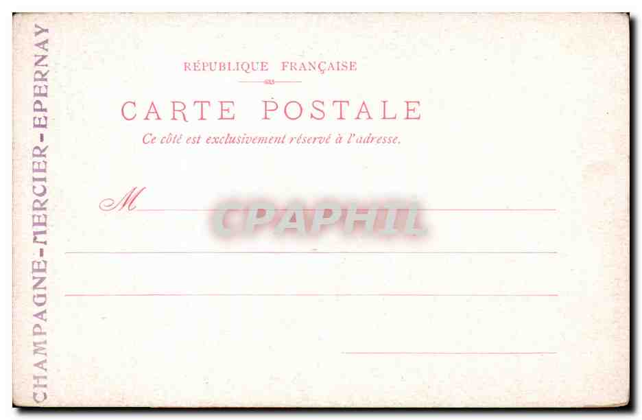 Paris - 9 - L'Opera - CPA  — Rückseite