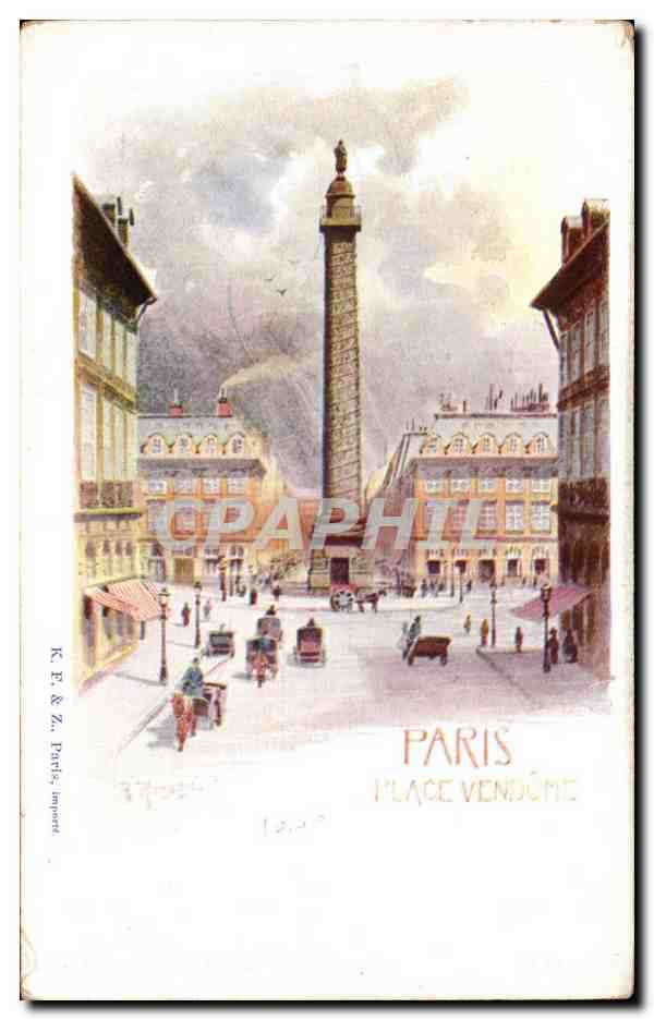 Paris - 1 - Place Vendome - CPA 