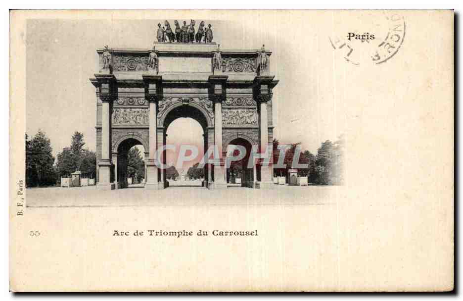 Paris - 1 - L'Arc du Triomphe du Carrousel CPA 