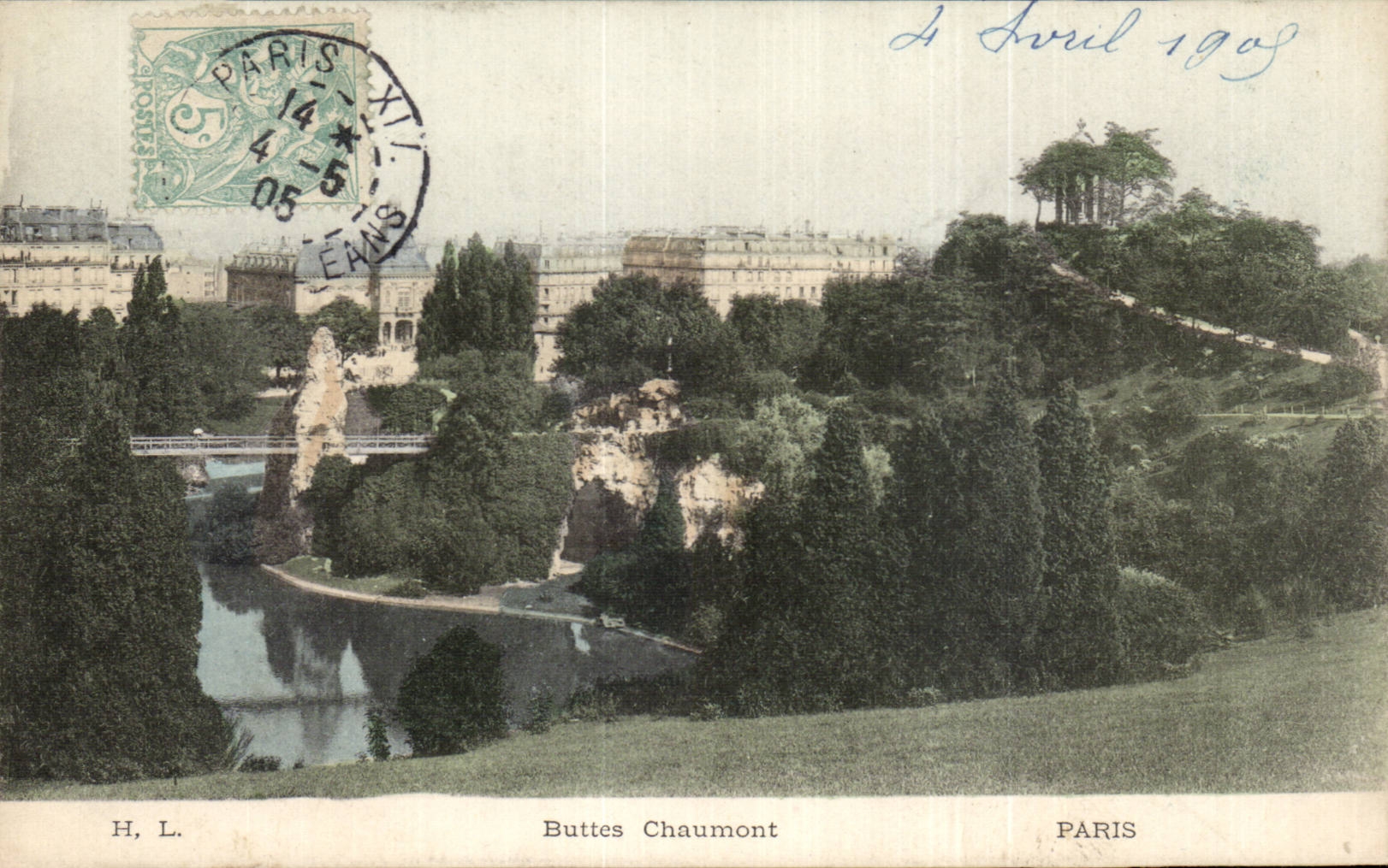 Paris - 19 - Buttes Chaumont CPA 