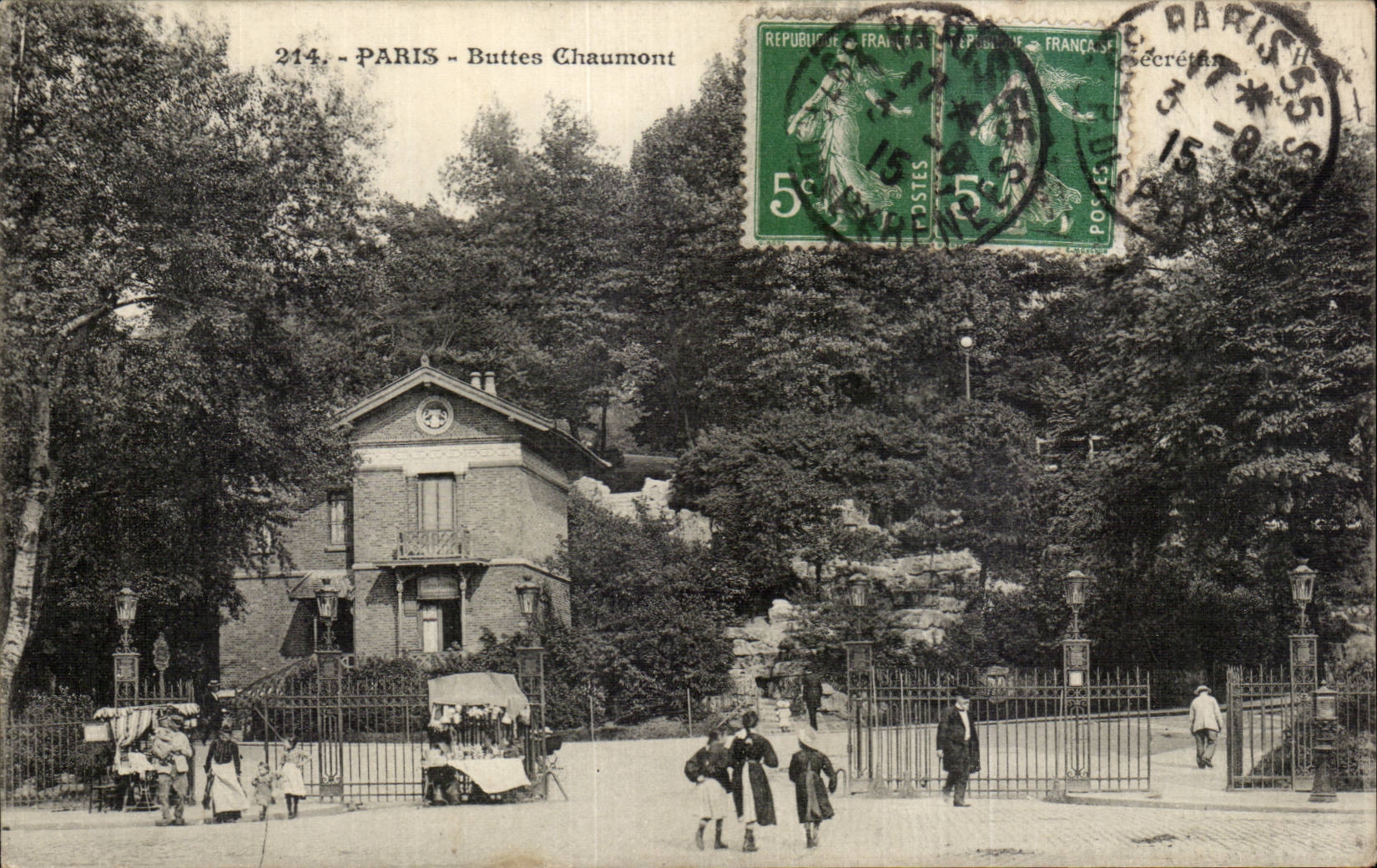 Paris - 19 - Buttes Chaumont CPA 