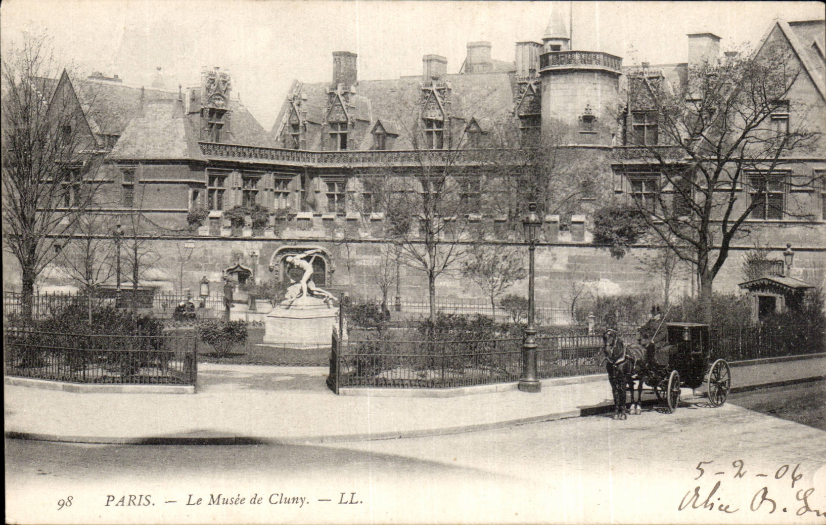 Paris - 5 - Musee de Cluny CPA 