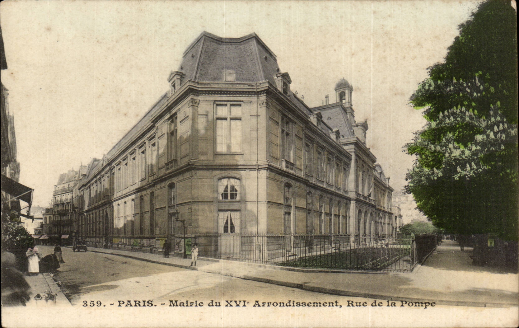 Paris - 16 - Rue de la Pompe - Mairie du XVI Arrondissement CPA 