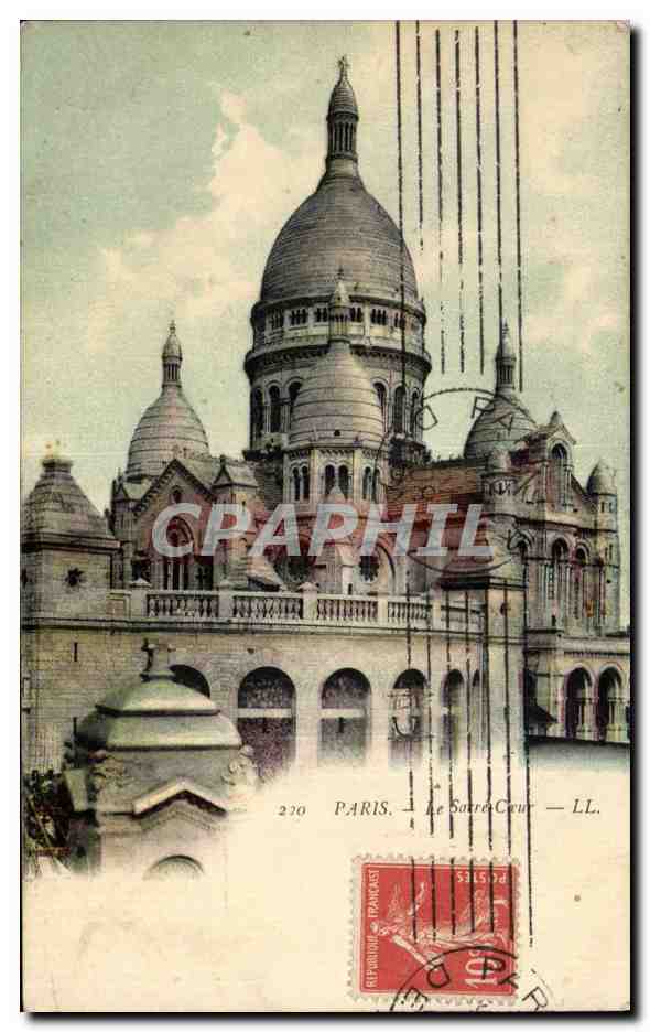 Paris - 18 - Sacre Coeur - Montmartre CPA 
