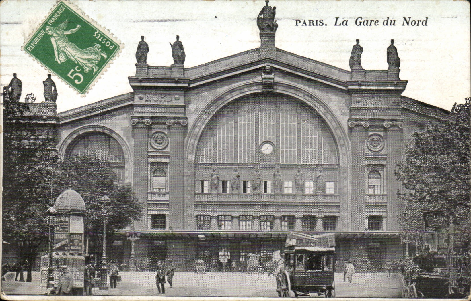 Paris - 12 - La Gare du Nord - CPA 