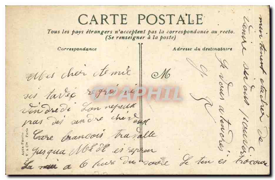 Paris - 12 - La Gare du Nord - CPA  — Rückseite