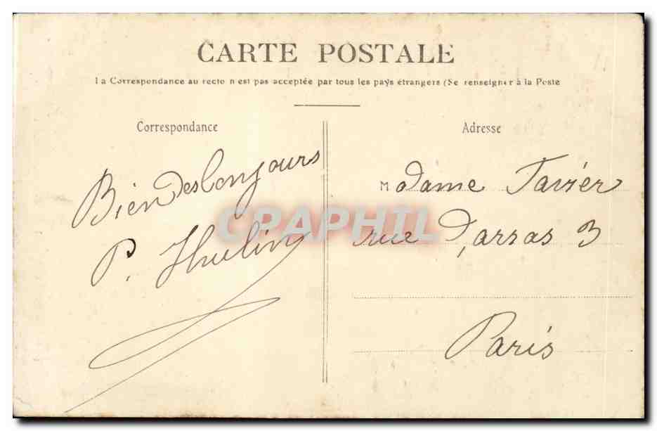 Paris - 16 - Bois de Boulogne - Petite Riviere - Lac du Longchamps - CPA  — Rückseite
