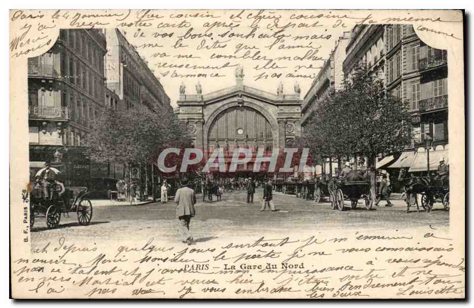 Paris - 12 - Gare du Nord - CPA 