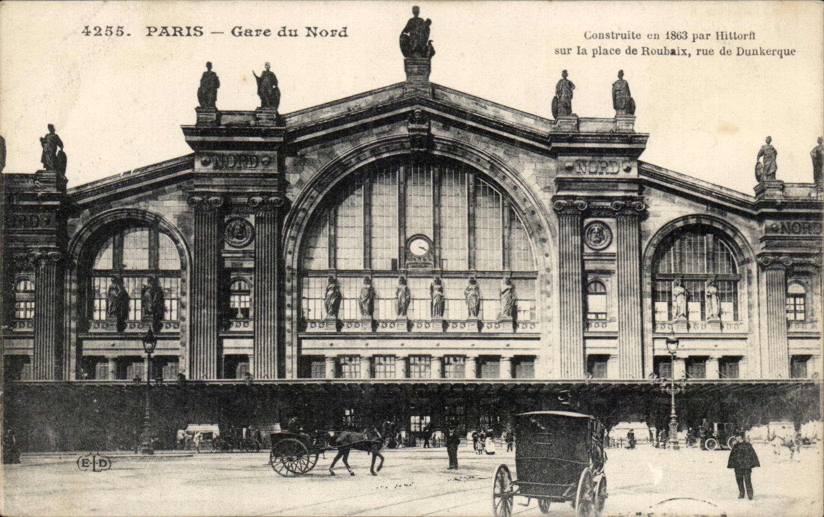 Paris - 12 - Gare du Nord - CPA 