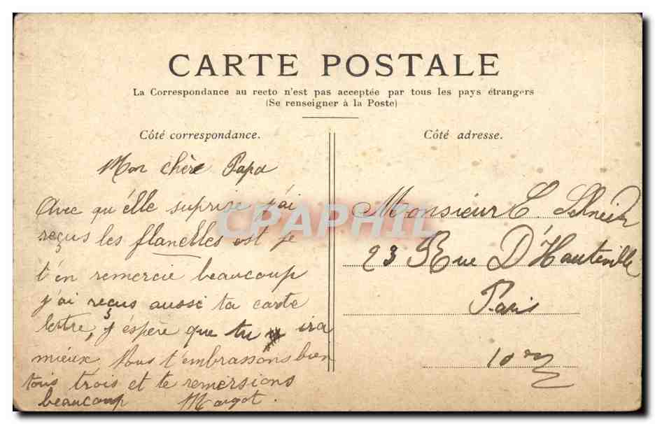 Paris - 7 - Gare d'Orleans - Quai d'Orsay - CPA  — Verso