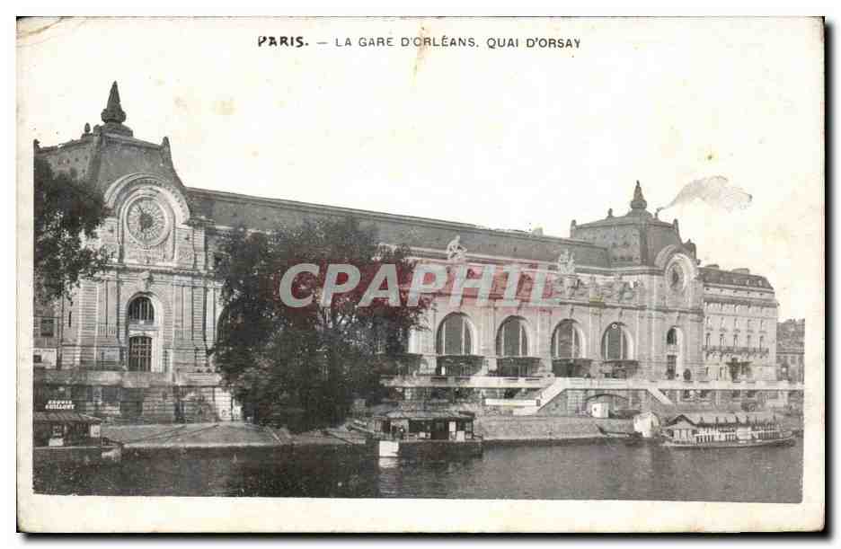 Paris - 7 - Gare d'Orleans - Quai d'Orsay - CPA 