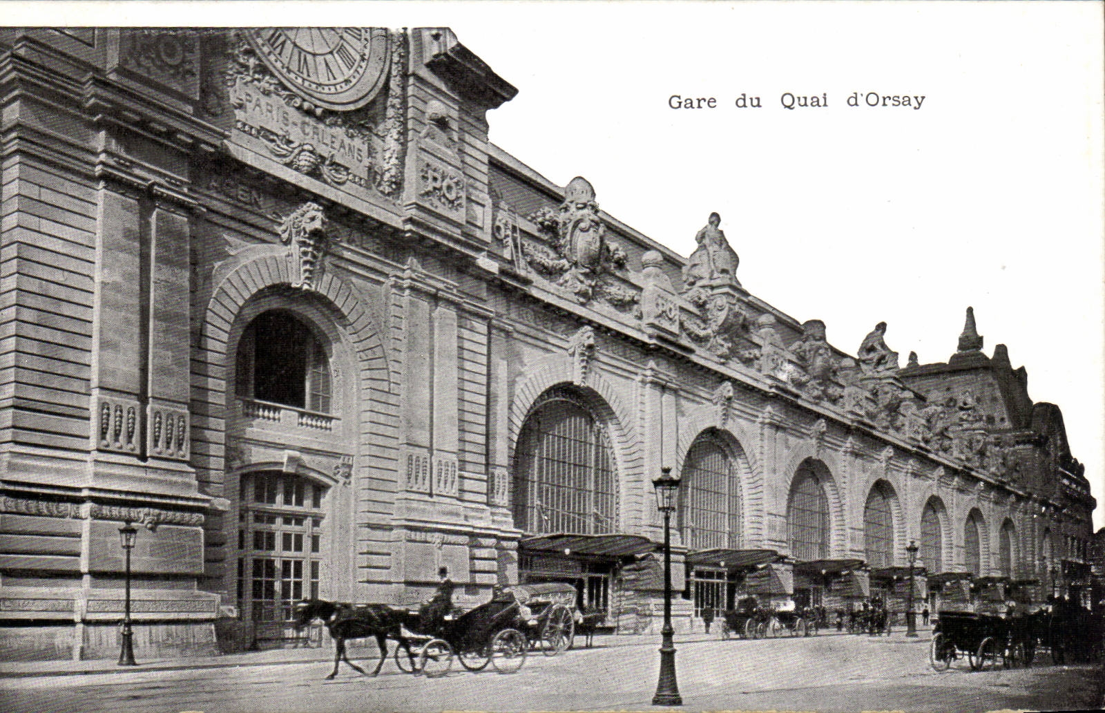 Paris - 7 - Gare d'Orleans - Quai d'Orsay - CPA 