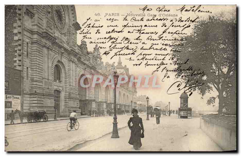 Paris - 7 - Gare d'Orleans - CPA 