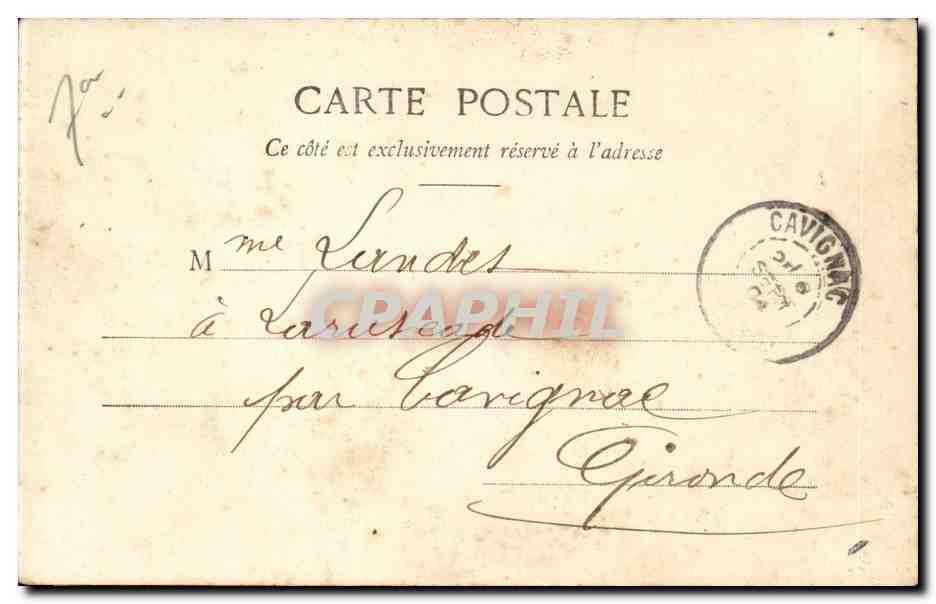 Paris - 7 - Gare d'Orleans - CPA  — Rückseite