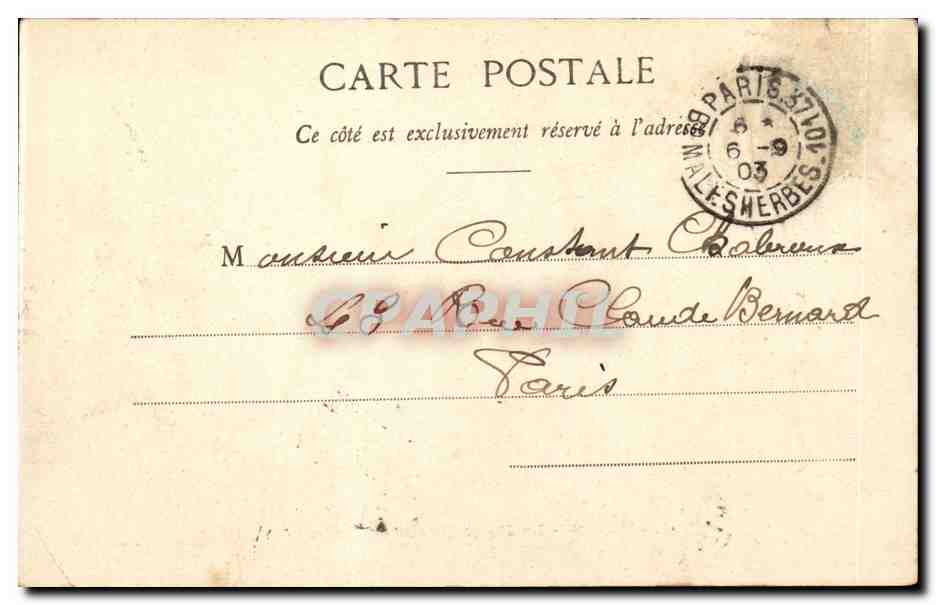 Paris - 7 - Gare d'Orleans - CPA  — Rückseite